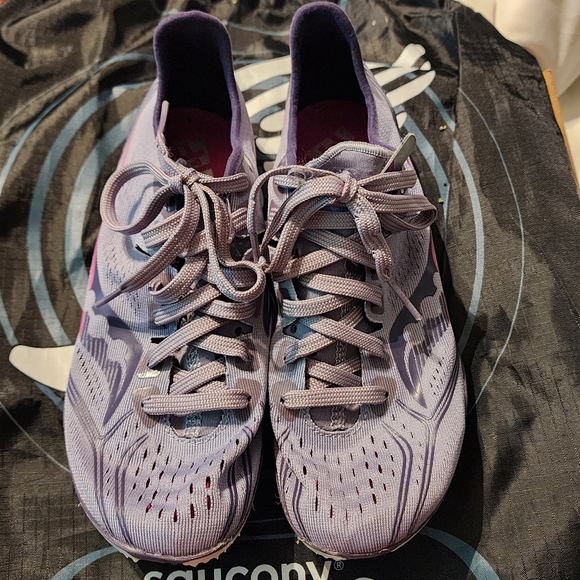 NEW Saucony endorphin 3 road running shoe dusk 6.5 - Picture 3 of 13